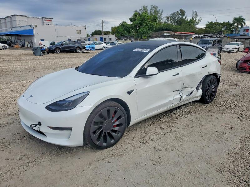TESLA MODEL 3 2023 with VIN 5YJ3E1EC9PF518935 - Photo from auction