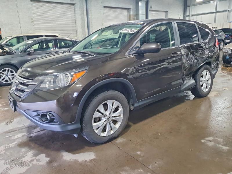 HONDA CR-V EX 2014 with VIN 5J6RM4H5XEL039830 - Photo from auction