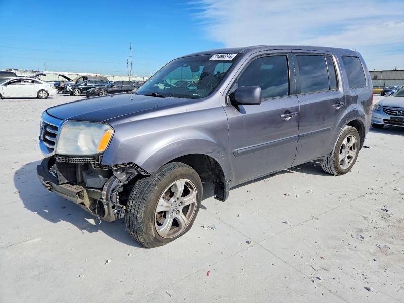 HONDA PILOT EXL 2014 with VIN 5FNYF3H56EB013752 - Photo from auction