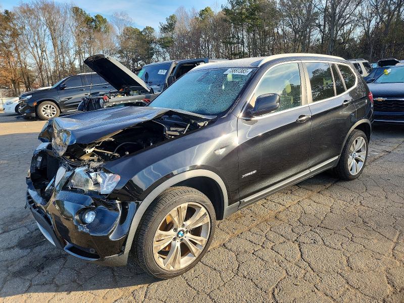 BMW X3 XDRIVE3 2012 with VIN 5UXWX7C52CL889245 - Photo from auction