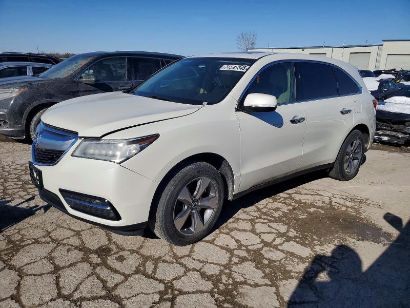 ACURA MDX 2016 with VIN 5FRYD4H28GB061725 - Photo from auction