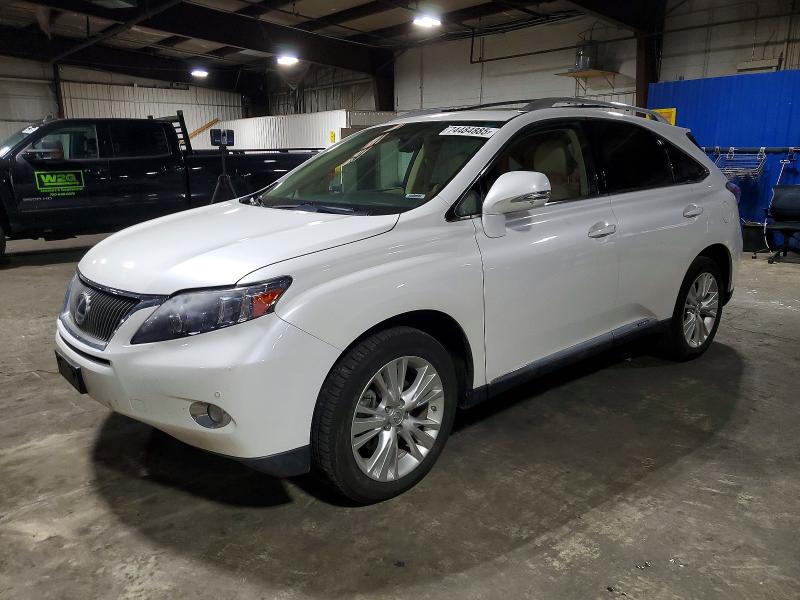 LEXUS RX 450H 2011 with VIN JTJBC1BA4B2036449 - Photo from auction