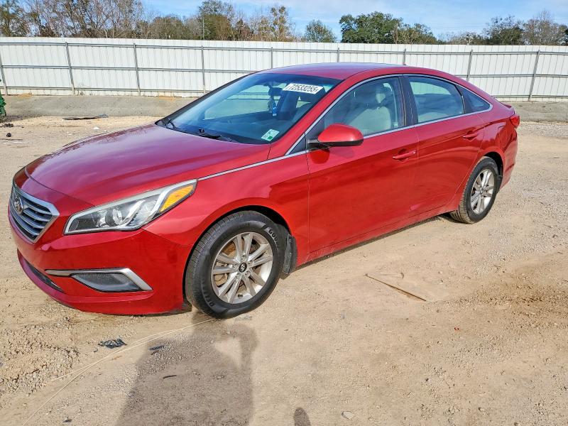 HYUNDAI SONATA SE 2017 with VIN 5NPE24AF3HH483721 - Photo from auction
