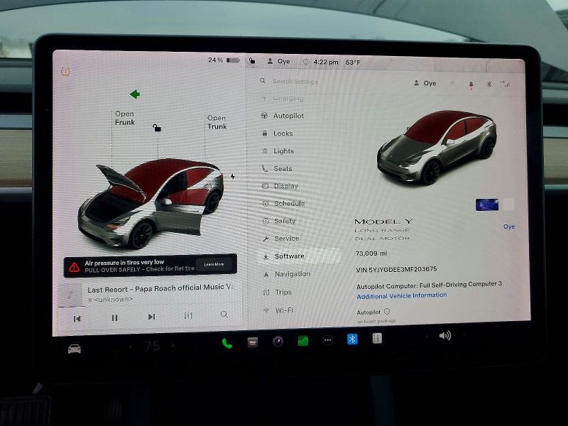 Photo 9 from auction – 2021 TESLA MODEL Y with VIN 5YJYGDEE3MF203675