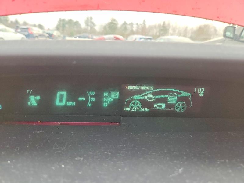 Photo 9 from auction – 2011 TOYOTA PRIUS with VIN JTDKN3DU1B0284346