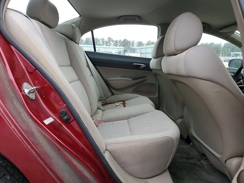 Photo 10 from auction – 2010 HONDA CIVIC LX with VIN 2HGFA1F52AH586294
