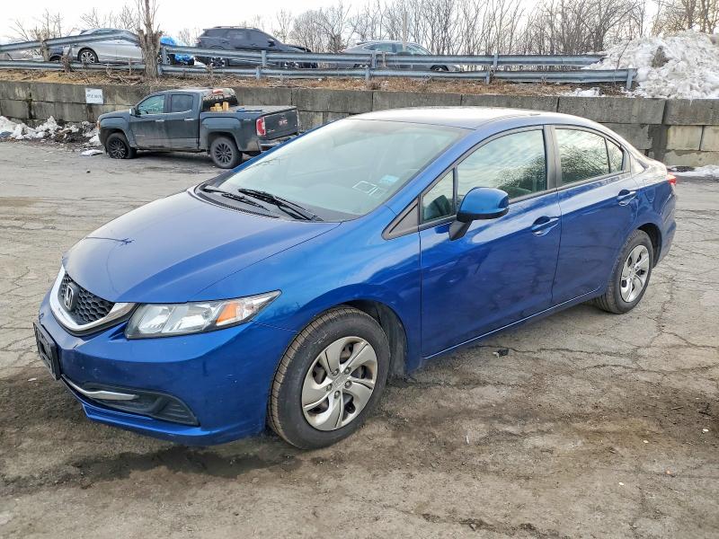 HONDA CIVIC LX 2013 with VIN 19XFB2F54DE268565 - Photo from auction