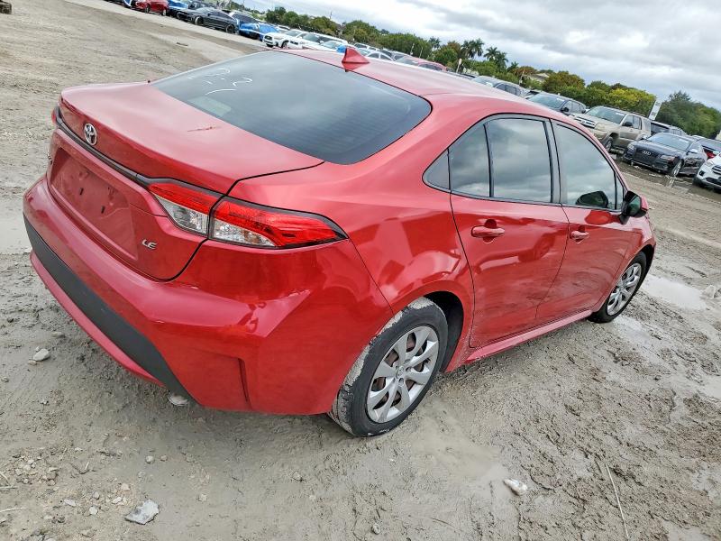 Photo 3 from auction – 2021 TOYOTA COROLLA LE with VIN JTDEPMAE6MJ124793