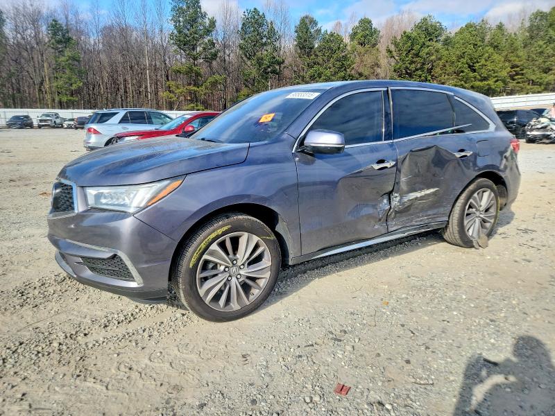 ACURA MDX TECHNO 2018 with VIN 5J8YD3H75JL007151 - Photo from auction