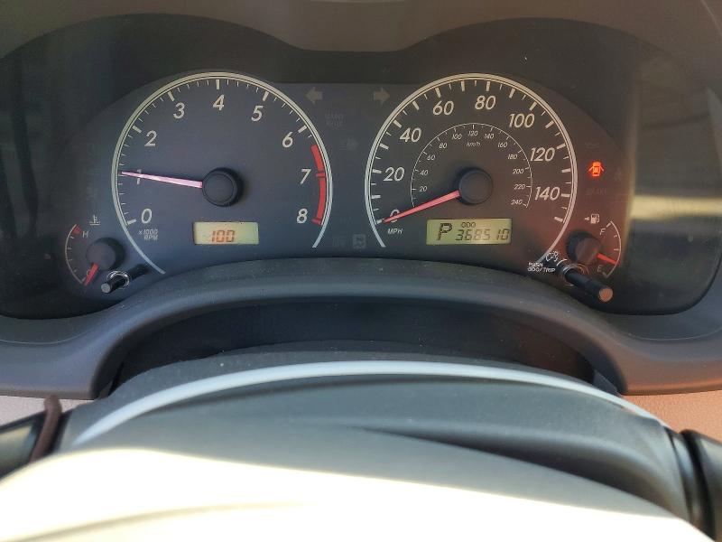 Photo 9 from auction – 2009 TOYOTA COROLLA BA with VIN JTDBL40EX9J035803