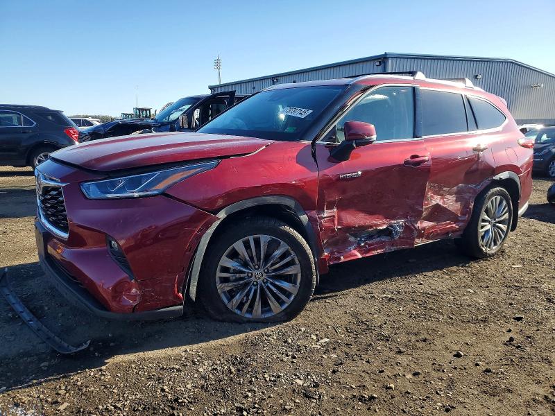TOYOTA HIGHLANDER 2021 with VIN 5TDEBRCH2MS018637 - Photo from auction