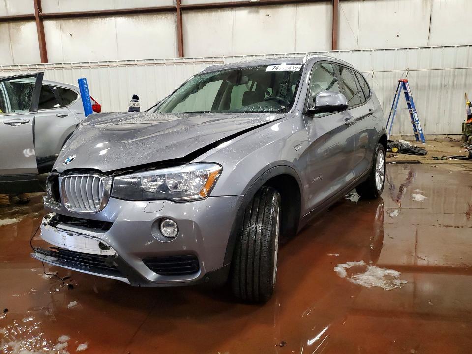 BMW X3 XDRIVE2 2016 with VIN 5UXWX9C51G0D76834 - Photo from auction