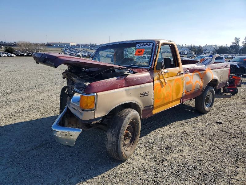 FORD F250 1990 مع رقم تعريف المركبة 2FTHF25G9LCA53019 - صورة من المزاد