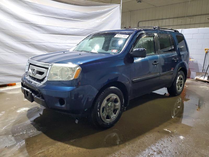HONDA PILOT LX 2010 with VIN 5FNYF4H29AB019034 - Photo from auction