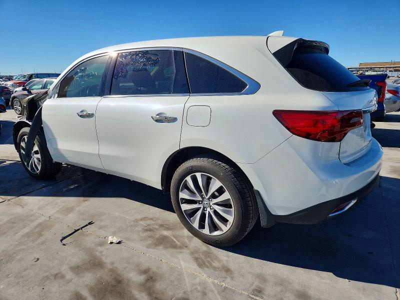 Photo 2 from auction – 2015 ACURA MDX TECHNO with VIN 5FRYD3H41FB010576