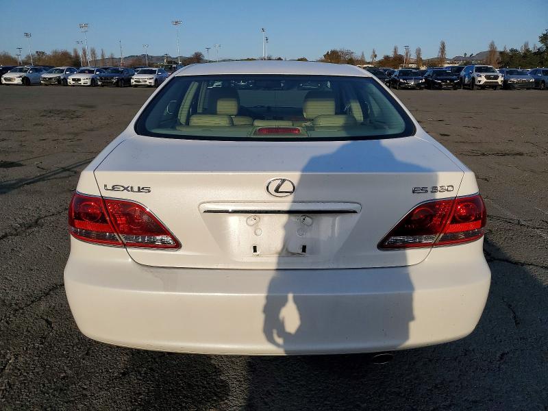 Photo 6 from auction – 2005 LEXUS ES 330 with VIN JTHBA30G855105608