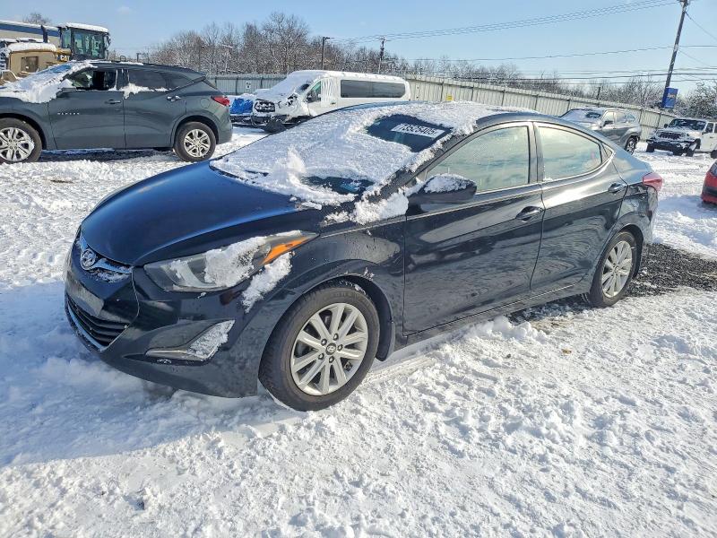 HYUNDAI ELANTRA 2014 with VIN KMHDH4AEXEU189201 - Photo from auction