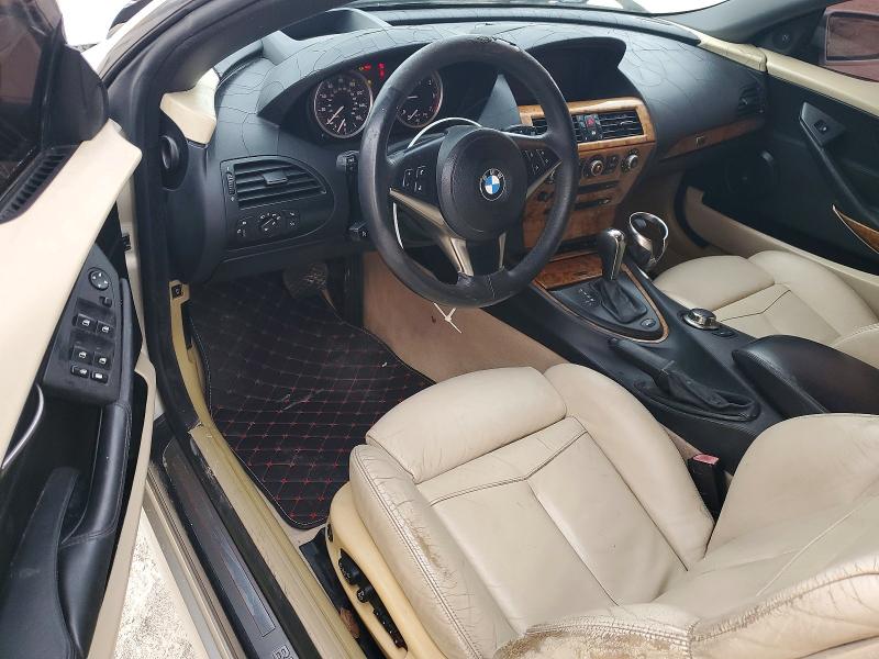 Photo 8 from auction – 2007 BMW 650 I with VIN WBAEK13547CN81036