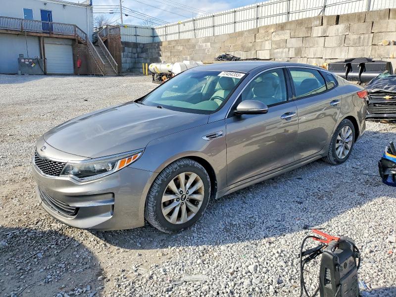 KIA OPTIMA 2018 with VIN 5XXGU4L38JG198486 - Photo from auction