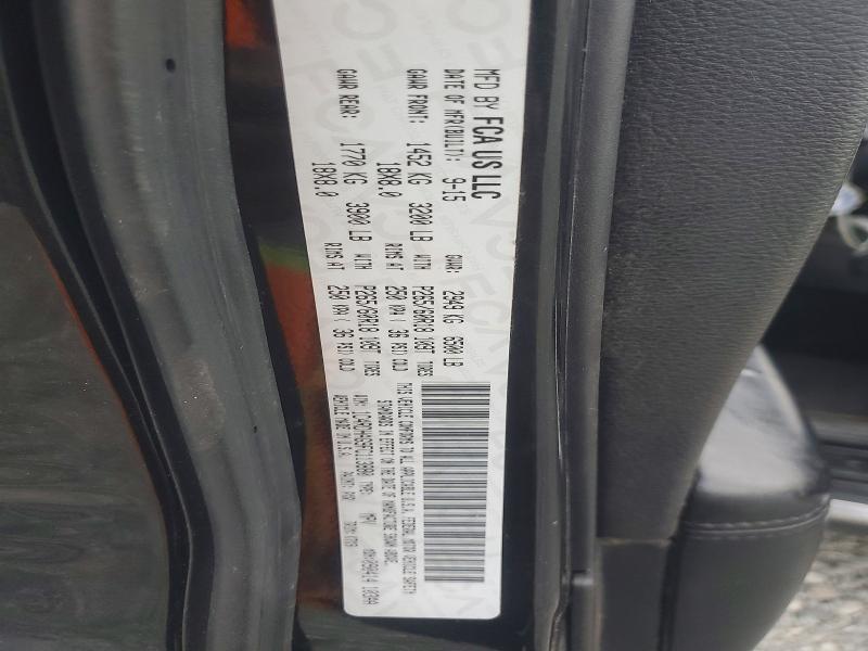 Photo 14 from auction – 2015 DODGE DURANGO SX with VIN 1C4RDHAG9FC113880