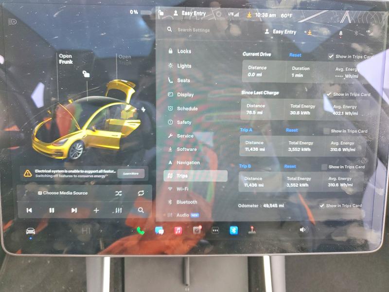 Photo 9 from auction – 2017 TESLA MODEL 3 with VIN 5YJ3E1EA9HF002395