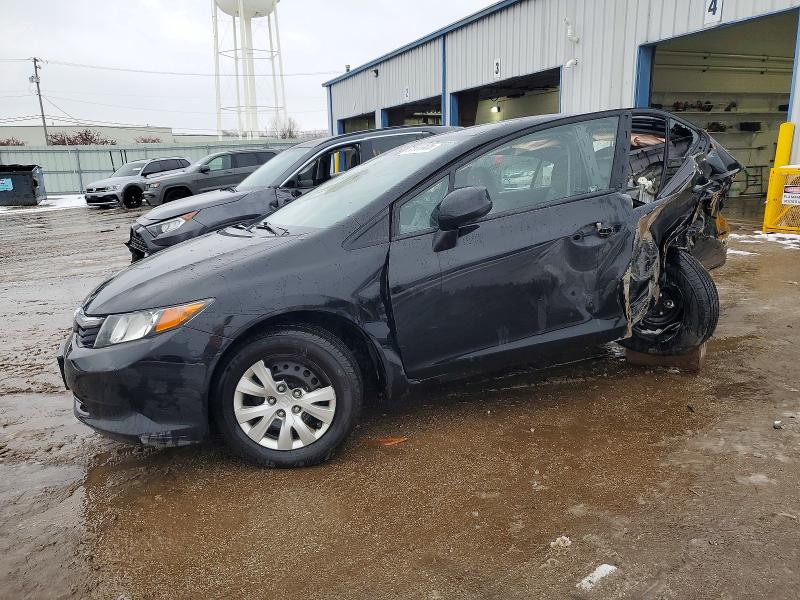 HONDA CIVIC 2012 with VIN 19XFB2F5XCE083872 - Photo from auction