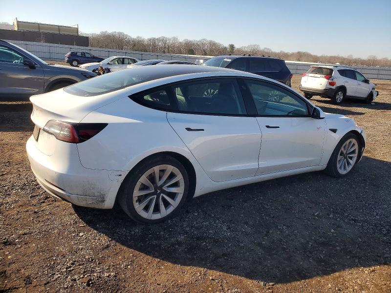Photo 3 from auction – 2022 TESLA MODEL 3 with VIN 5YJ3E1EA1NF370873