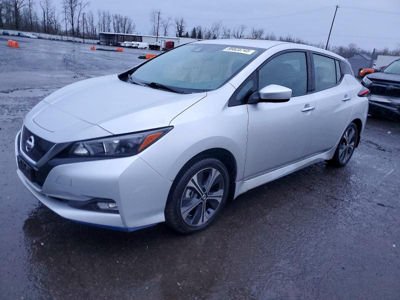 NISSAN LEAF SV PL 2021 with VIN 1N4BZ1CVXMC553647 - Photo from auction