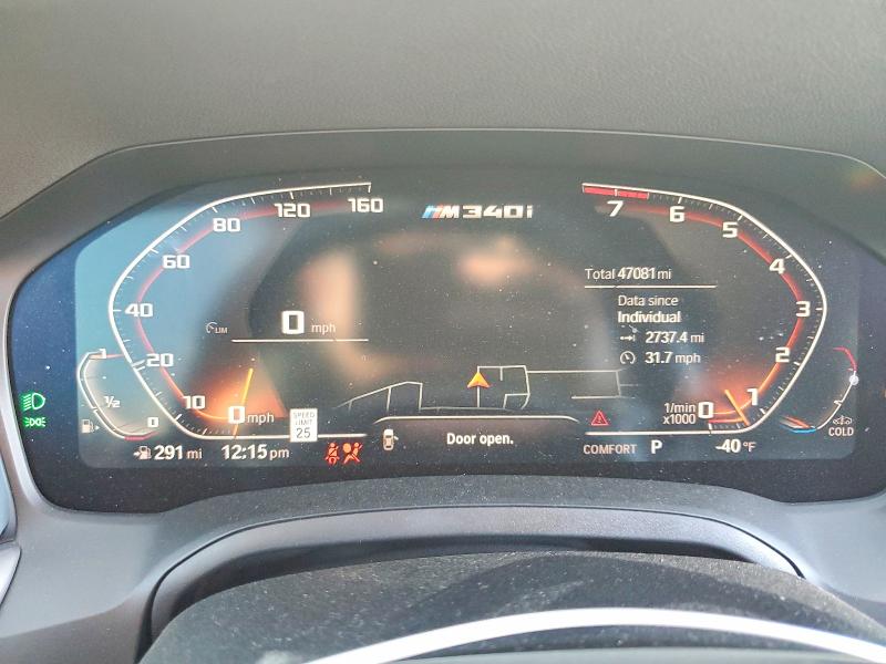 Photo 9 from auction – 2020 BMW M340I with VIN WBA5U7C09LFH15309