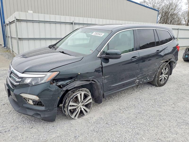 HONDA PILOT EXL 2017 with VIN 5FNYF6H58HB041851 - Photo from auction