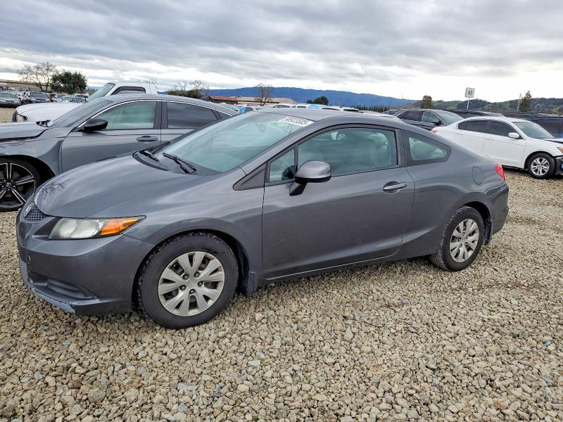 HONDA CIVIC LX 2012 with VIN 2HGFG3B53CH511283 - Photo from auction