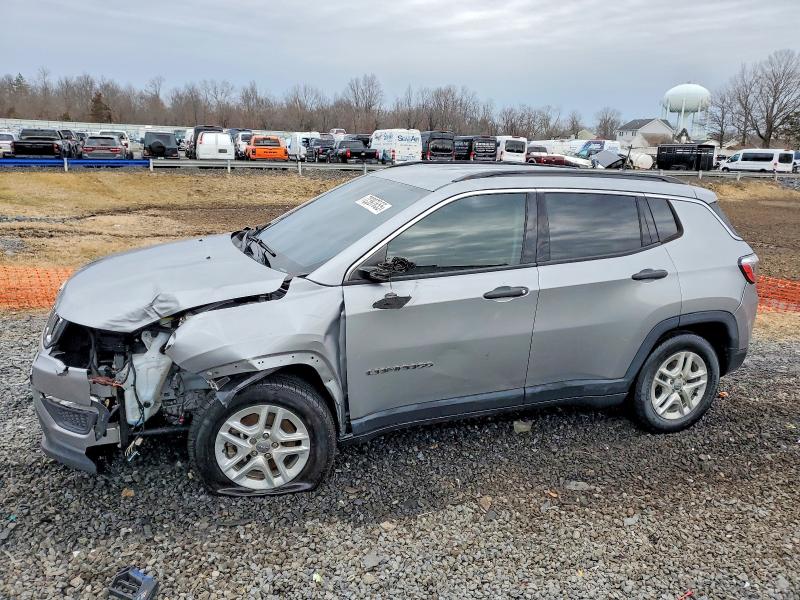 JEEP COMPASS SP 2020 with VIN 3C4NJCAB8LT253093 - Photo from auction