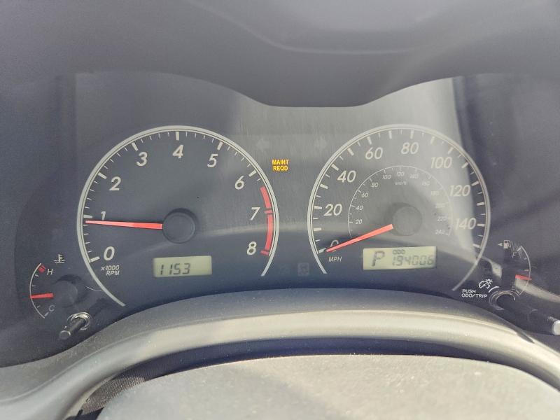 Photo 9 from auction – 2009 TOYOTA COROLLA BA with VIN JTDBL40E99J019981