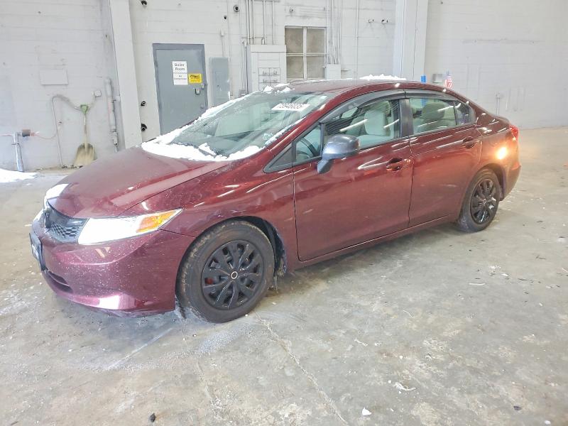HONDA CIVIC LX 2012 with VIN 2HGFB2F50CH551680 - Photo from auction