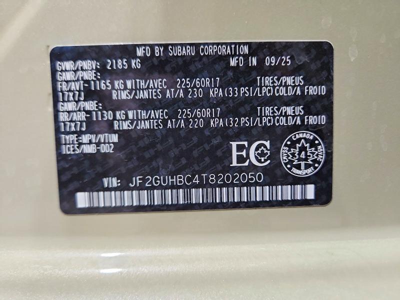 Foto 14 de la subasta – 2026 SUBARU CROSSTREK con VIN JF2GUHBC4T8202050