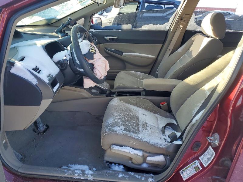 Photo 7 from auction – 2009 HONDA CIVIC LX with VIN 19XFA16569E044878