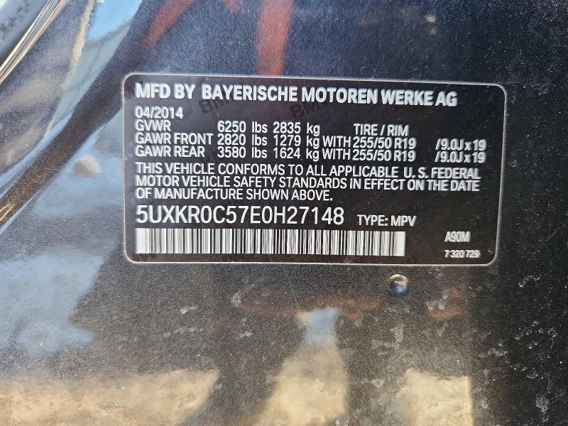 Фото 14 с аукциона – 2014 BMW X5 с VIN 5UXKR0C57E0H27148