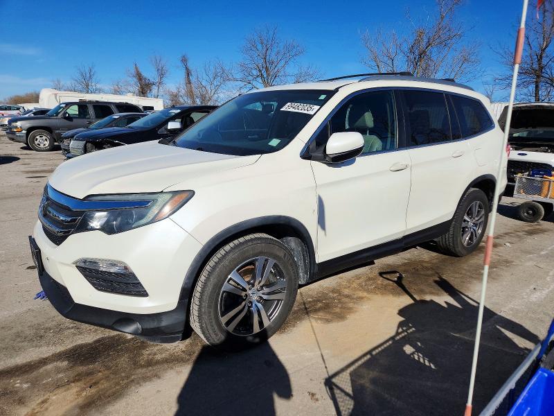 HONDA PILOT EXL 2016 with VIN 5FNYF6H53GB038743 - Photo from auction