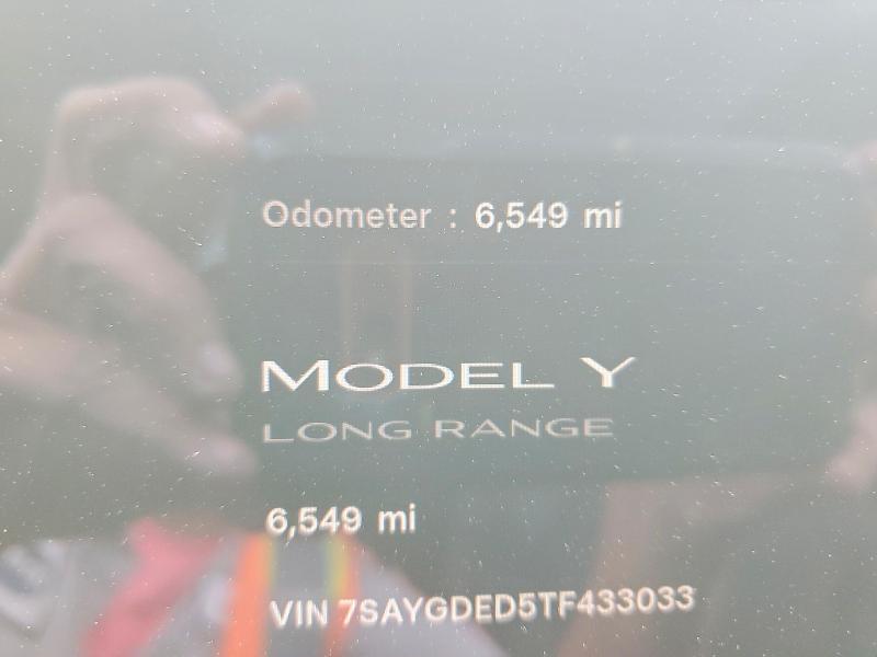 Photo 8 from auction – 2026 TESLA MODEL Y with VIN 7SAYGDED5TF433033