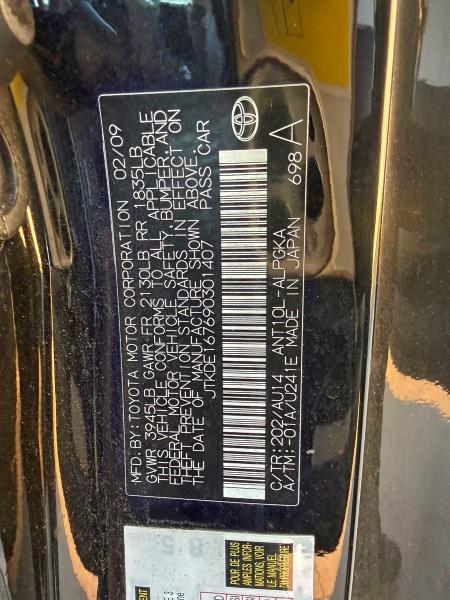 Photo 10 from auction – 2009 TOYOTA SCION TC with VIN JTKDE167690301407