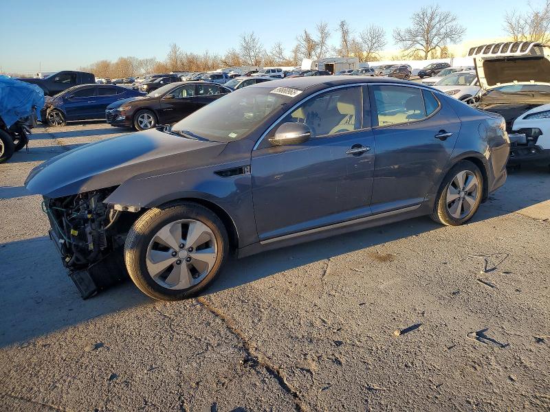 KIA OPTIMA HYB 2014 with VIN KNAGN4AD6E5064317 - Photo from auction