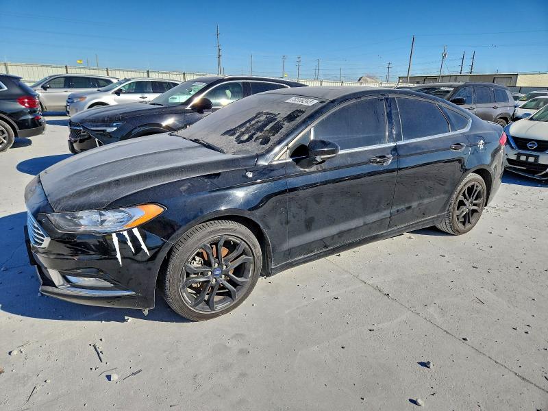 FORD FUSION SE 2018 with VIN 3FA6P0HD2JR245788 - Photo from auction