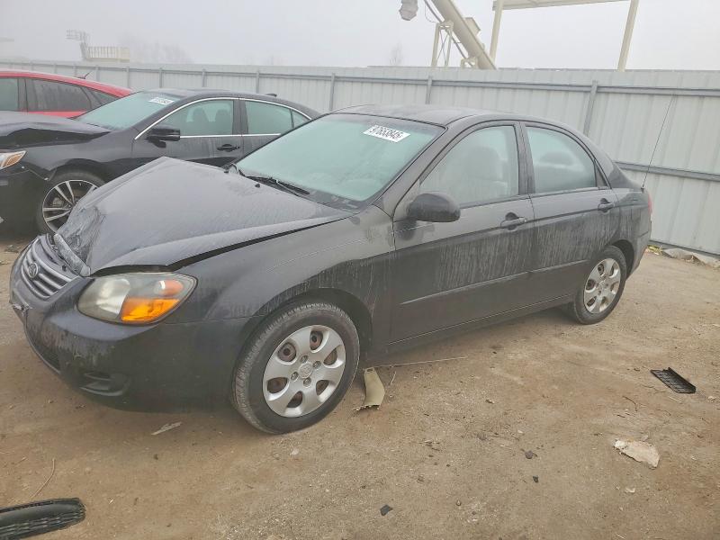 KIA SPECTRA EX 2009 with VIN KNAFE221695606719 - Photo from auction