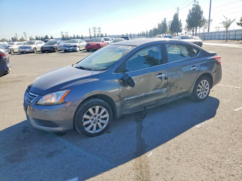NISSAN SENTRA S 2015 with VIN 3N1AB7APXFL696464 - Photo from auction