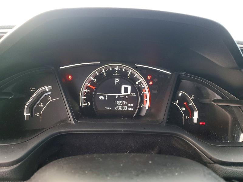 Photo 9 from auction – 2017 HONDA CIVIC LX with VIN 19XFC2F50HE214537