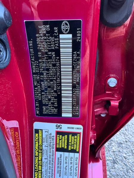 Photo 10 from auction – 2022 TOYOTA CAMRY LE with VIN 4T1C11BK2NU059674