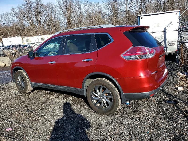 NISSAN ROGUE S 2015 with VIN 5N1AT2MVXFC890734 - Photo from auction