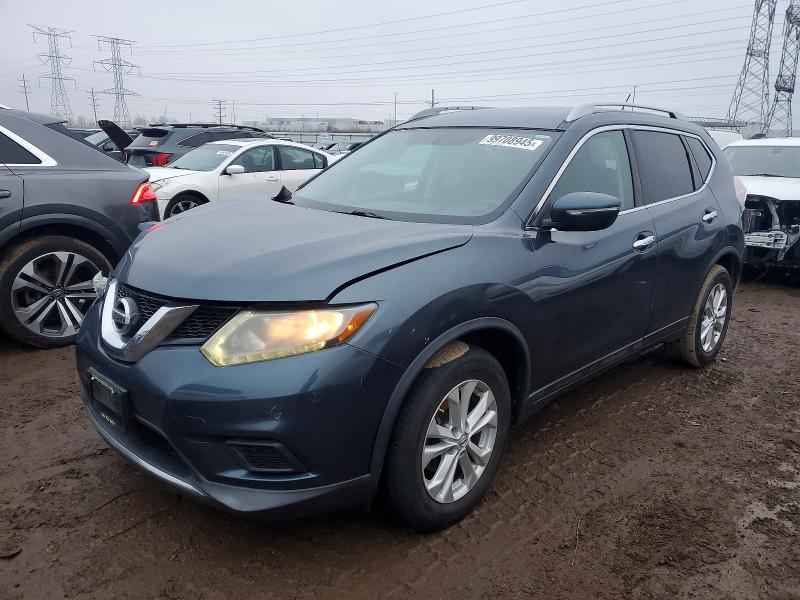 NISSAN ROGUE S 2014 with VIN 5N1AT2MTXEC766976 - Photo from auction
