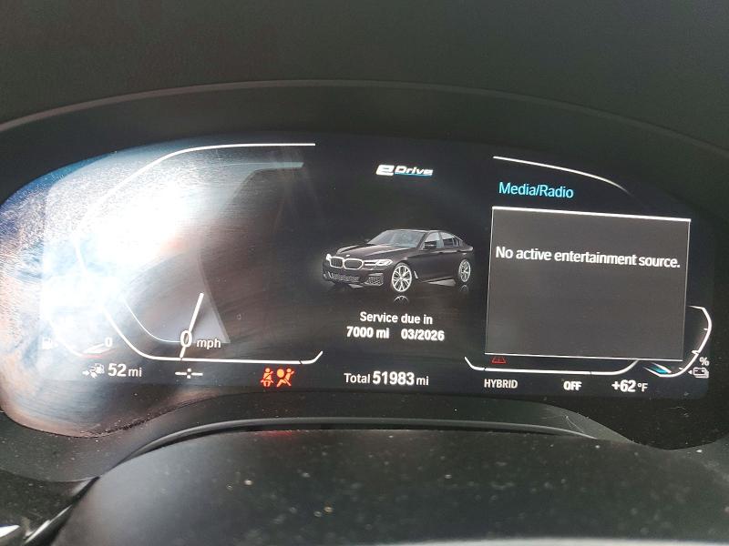 Photo 9 from auction – 2021 BMW 530E with VIN WBA13AG07MCG11378