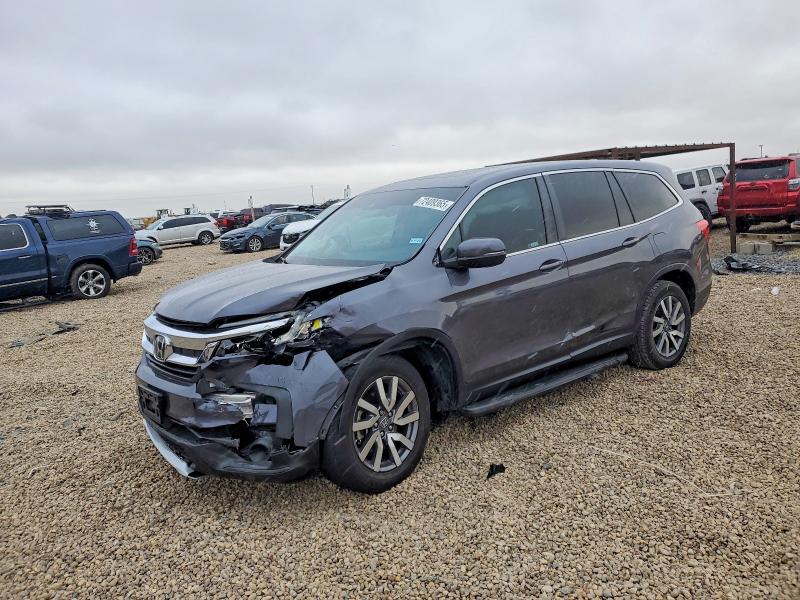 HONDA PILOT 2021 with VIN 5FNYF5H54MB045030 - Photo from auction